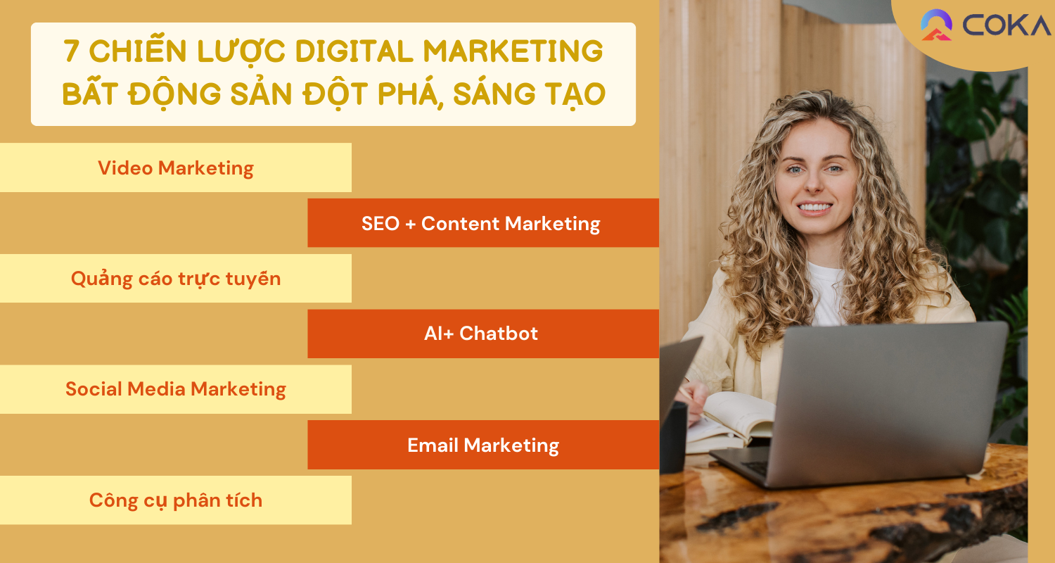 7 chiến lược digital marketing bất động sản đột phá, sáng tạo